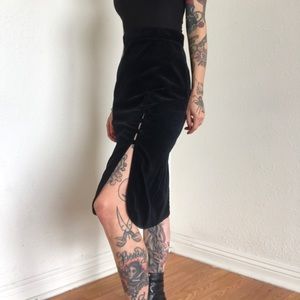 Vintage Velvet Skirt